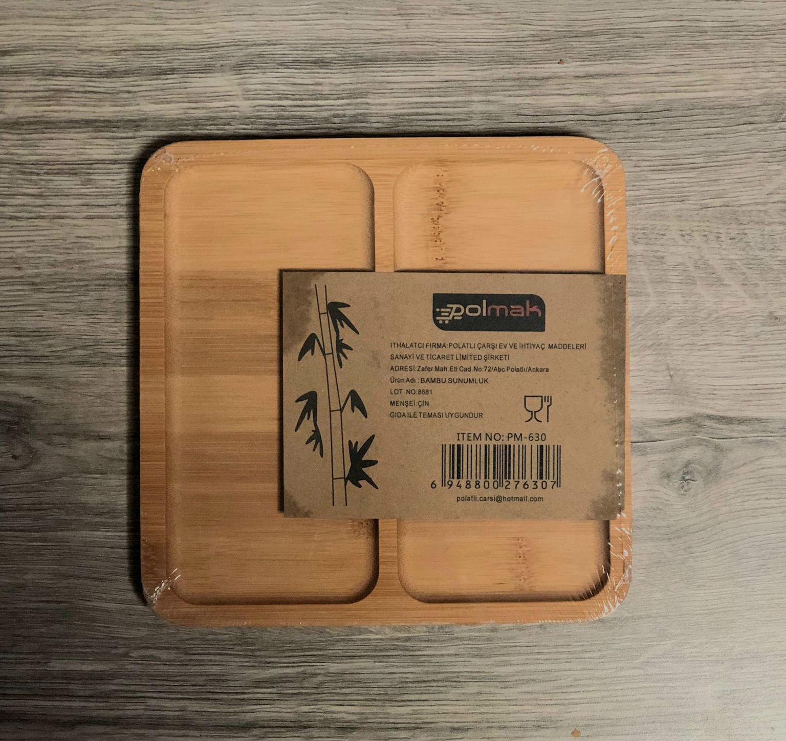 PM-630 Bambu Kare Sunumluk*36