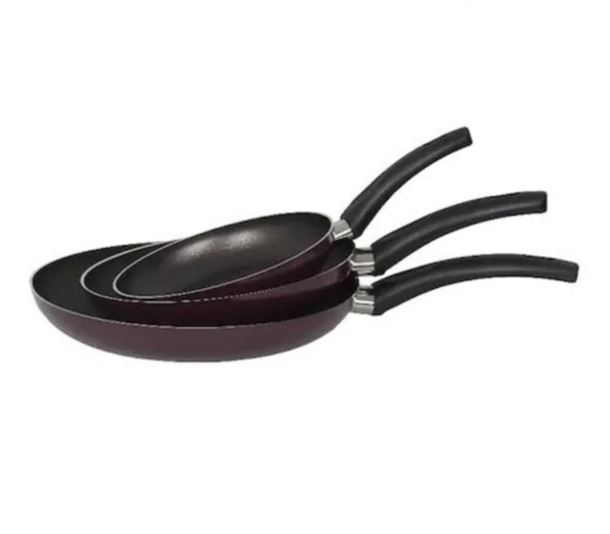 Mehtap Yanmaz Yapışmaz 18+22+26 Cm 3lü Teflon Tava