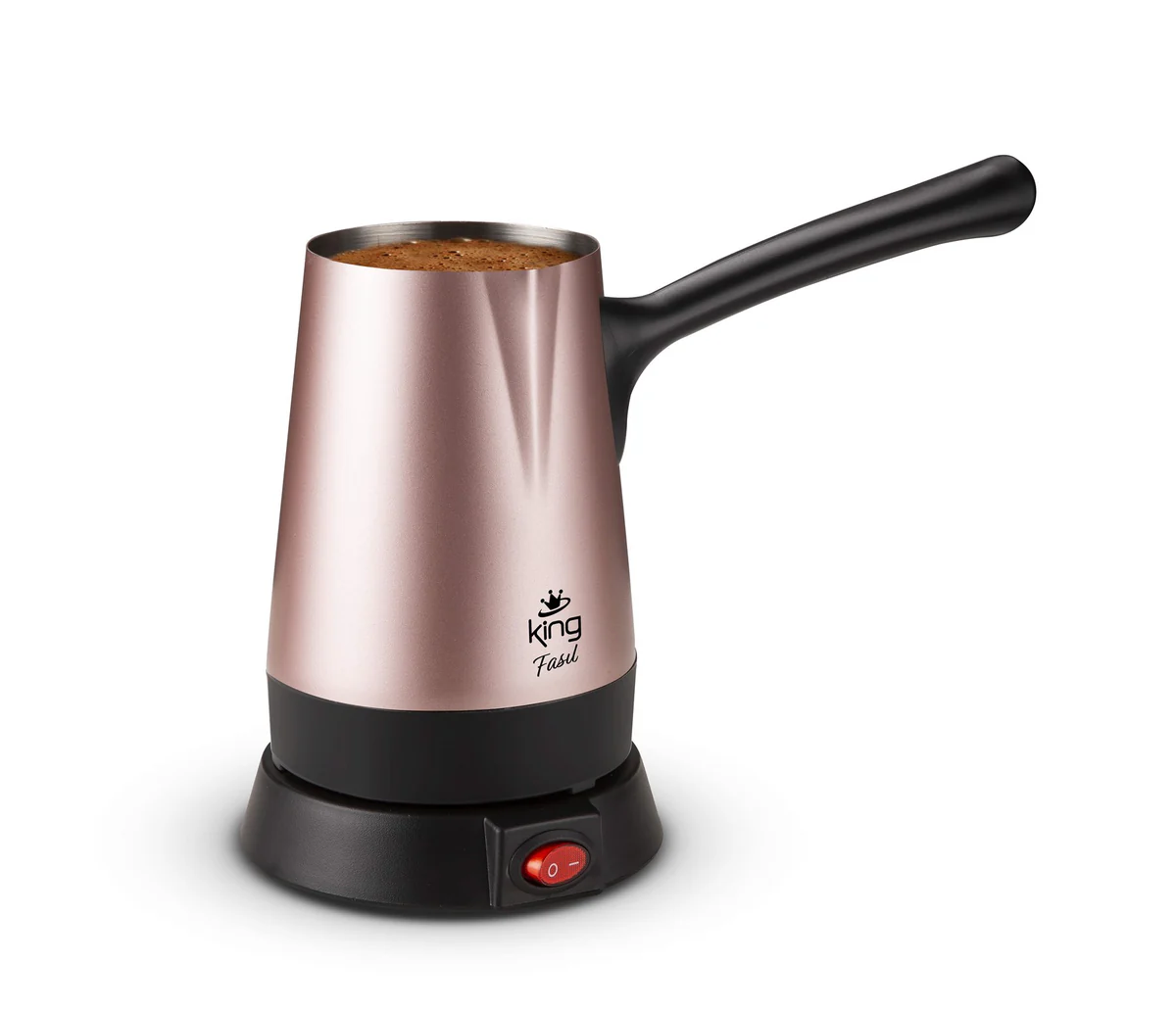King K449 Fasıl Kahve Makinesi Gold Rose*16