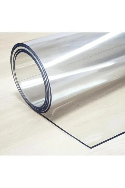 1,3 mm x 90 cm x 15 mt PVC Şeffaf Film